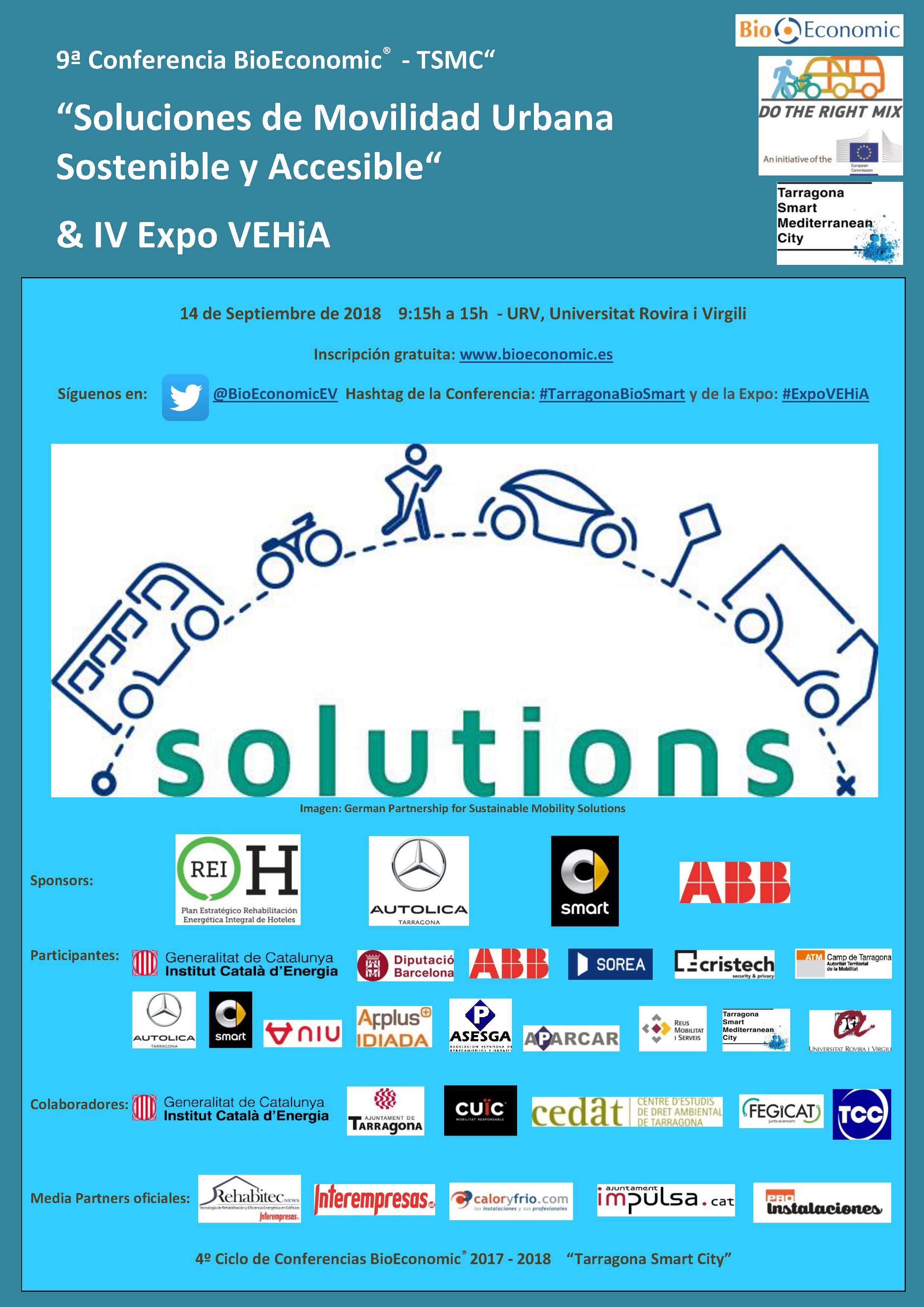 URV Universitat Rovira i Virgili - Novena conferencia: Soluciones de Movilidad Urbana Sostenible y Accesible